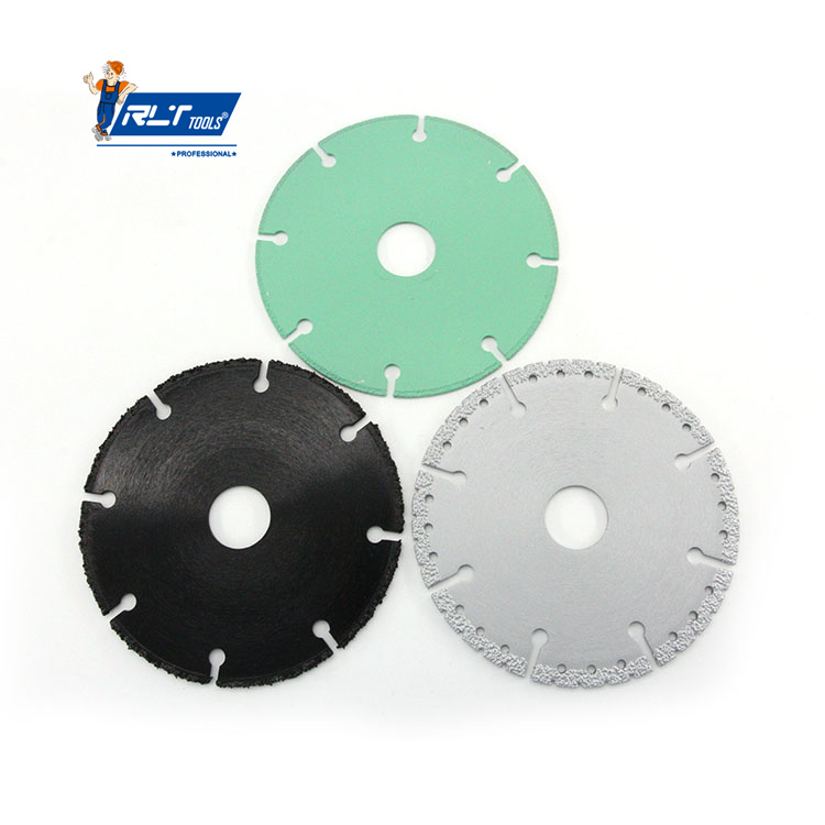 High Quality Vacuum Brazed Diamond Saw Blade For Cutting Cast Iron Metal Stainless Steel
