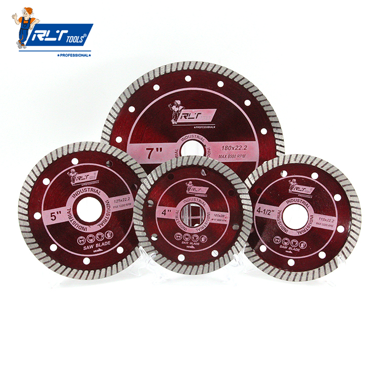 4 inch 105X20mm Factory Direct Sale Hot Pressed Wave Clear Red Industrial Circular Diamond Saw Blade